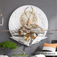 3D Wukong vægdekoration